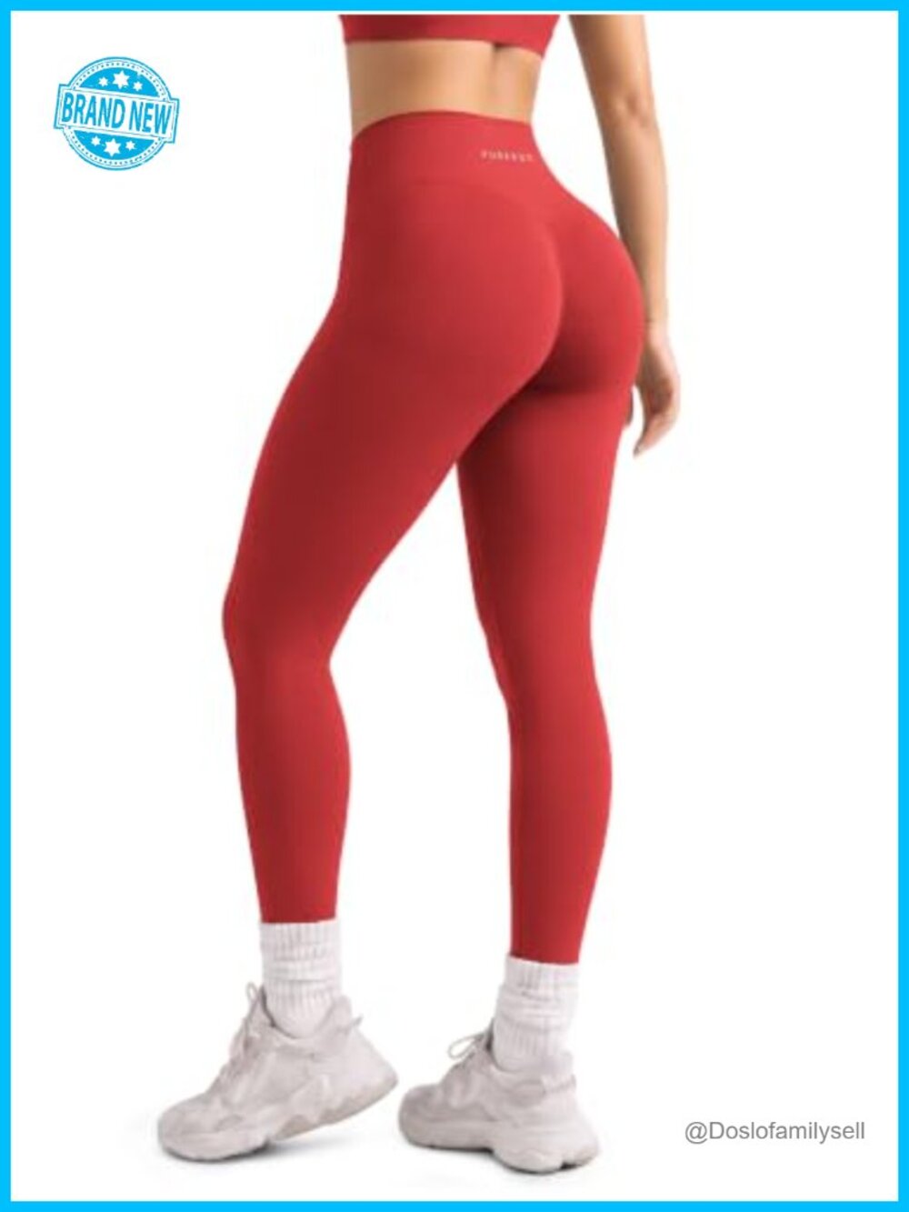 Hidden Scrunch Butt Lifting Leggings Tummy Control Yoga Pants 27"